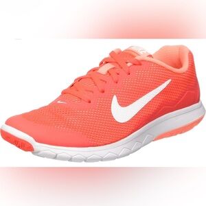 Nike Women's Coral and White Athletic Shoes